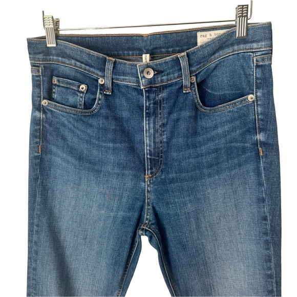 RAG & BONE High Rise Skinny Jeans El Cut Hem  Style: W1532K520ELC - Picture 6 of 16